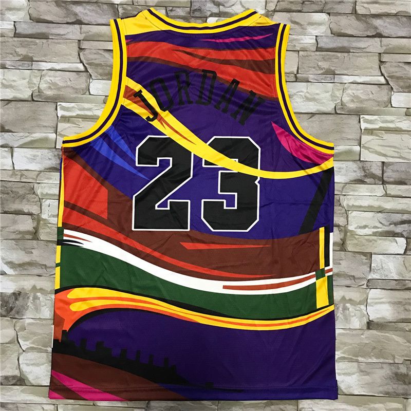 Men Chicago Bulls #23 Jordan Heat transfer 2021 NBA Jersey